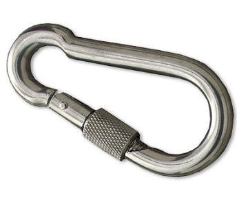 SpearPro Stainless Steel Locking Carabiner with 2"